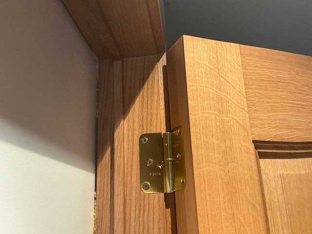 Massief eikenhouten binnendeur - afbeelding 4 van  4