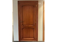 Massief eikenhouten binnendeur - afbeelding 1 van  3