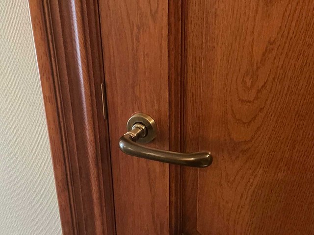 Massief eikenhouten binnendeur - afbeelding 2 van  3