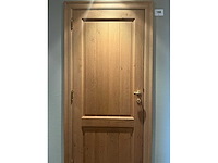 Massief eikenhouten binnendeur - afbeelding 1 van  4