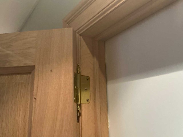 Massief eikenhouten binnendeur - afbeelding 4 van  4