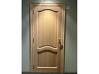 Massief eikenhouten binnendeur - afbeelding 1 van  3