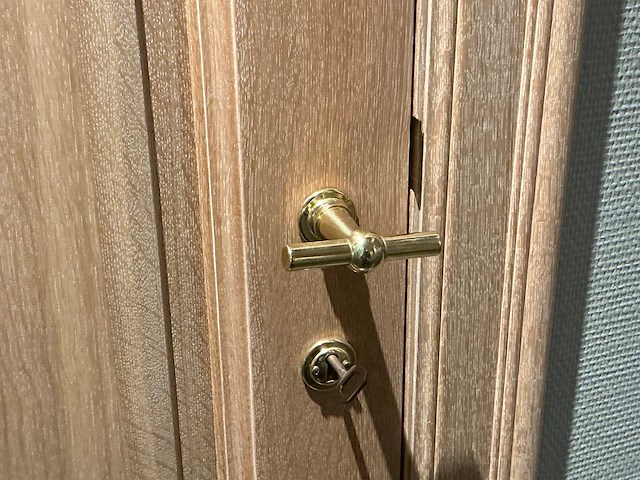 Massief eikenhouten binnendeur - afbeelding 2 van  3