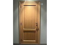 Massief eikenhouten binnendeur - afbeelding 1 van  3