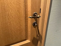 Massief eikenhouten binnendeur - afbeelding 2 van  3