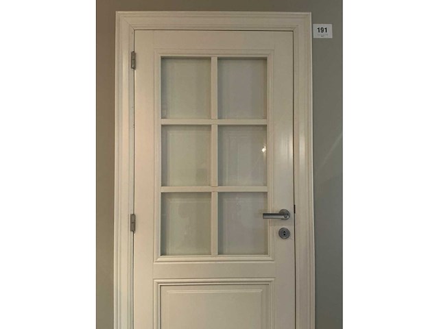 Massief eikenhouten binnendeur - afbeelding 1 van  5