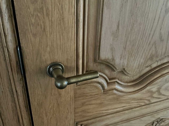 Massief eikenhouten binnendeur - afbeelding 2 van  5
