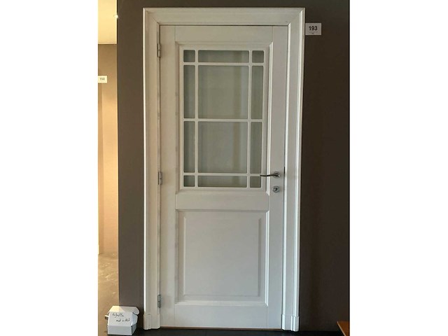 Massief eikenhouten binnendeur - afbeelding 1 van  5