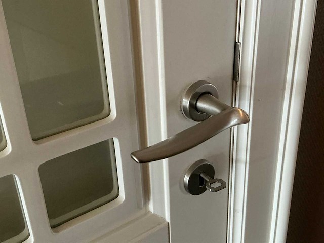 Massief eikenhouten binnendeur - afbeelding 3 van  5