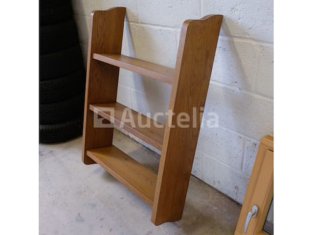 Massief eikenhouten boekenkast - afbeelding 3 van  5