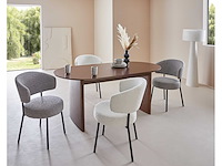 Massief essenfineer eettafel - afbeelding 1 van  14