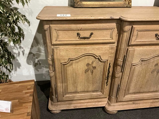 Massief houten dressoir - afbeelding 2 van  4