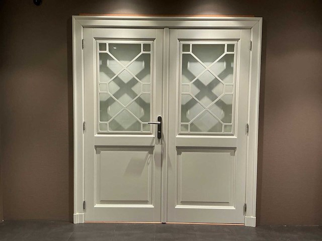 Massief houten dubbele binnendeur - afbeelding 1 van  3