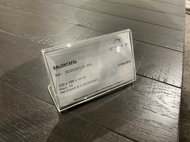 Massief houten salontafel - afbeelding 4 van  4