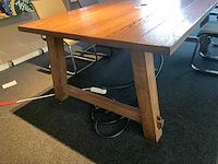 Massief houten vergadertafel - afbeelding 2 van  9