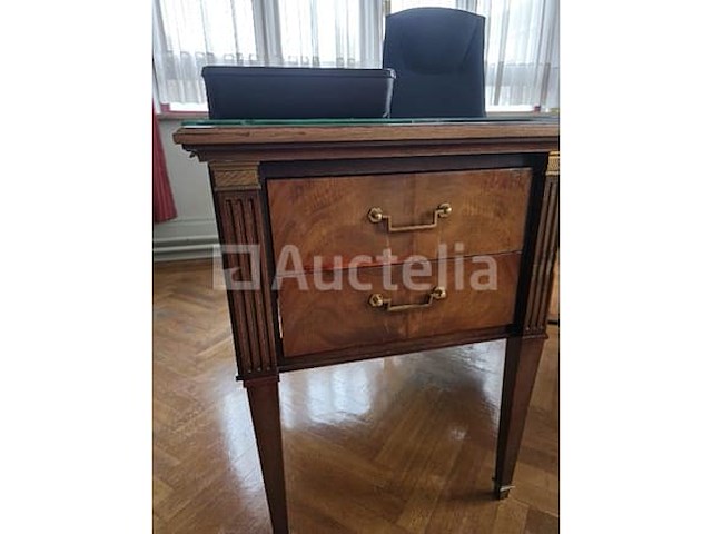 Massief mahoniehouten bureau - afbeelding 4 van  6