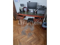 Massief mahoniehouten bureau - afbeelding 3 van  3
