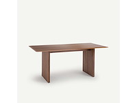 Massief walnoot- en gefineerde tafel l220 cm - afbeelding 2 van  8