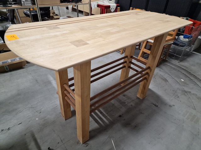 Massiefhouten designtafel - afbeelding 1 van  3
