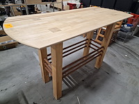 Massiefhouten designtafel - afbeelding 1 van  3