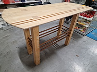 Massiefhouten designtafel - afbeelding 3 van  3