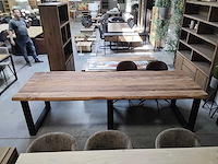 Massieve acacia tafel - afbeelding 2 van  3