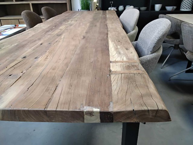 Massieve acacia tafel - afbeelding 3 van  3