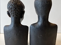 Massieve beeldjes man en vrouw - afbeelding 2 van  3