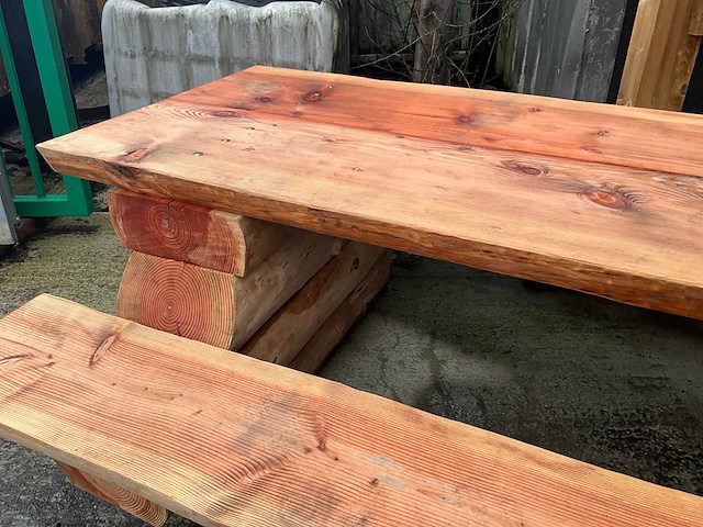 Massieve tuinbank (douglashout) - afbeelding 5 van  6