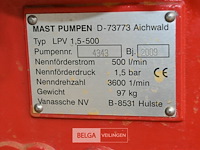 Mast afzuigpomp + kar - afbeelding 6 van  6
