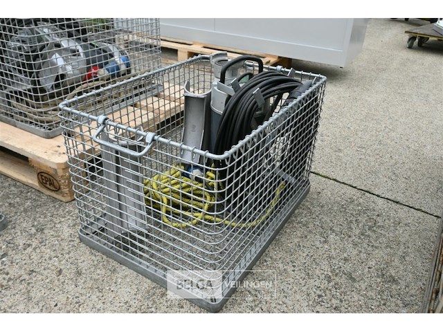 Mast dompelpomp + metalen kooi - afbeelding 1 van  4