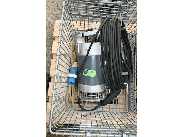 Mast dompelpomp + metalen kooi - afbeelding 2 van  4