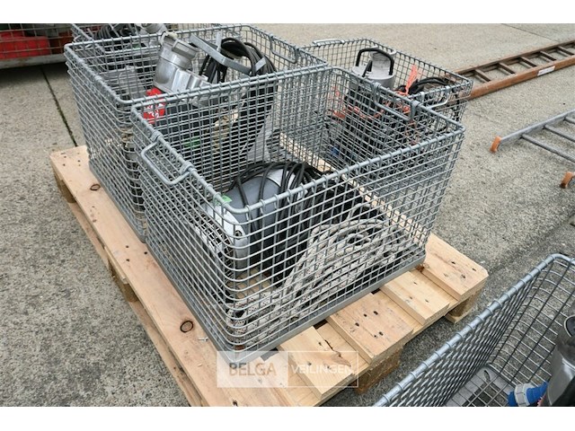 Mast dompelpomp + metalen kooi - afbeelding 1 van  5