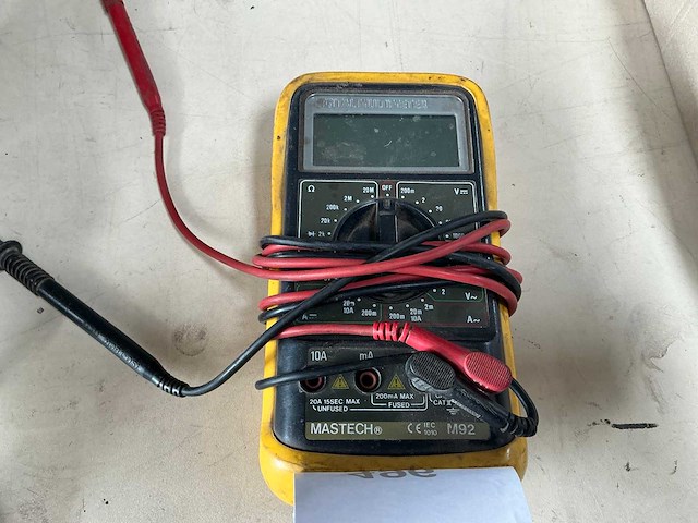 Mastech m92 digitale multimeter - afbeelding 1 van  2