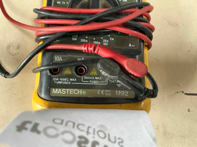 Mastech m92 digitale multimeter - afbeelding 2 van  2