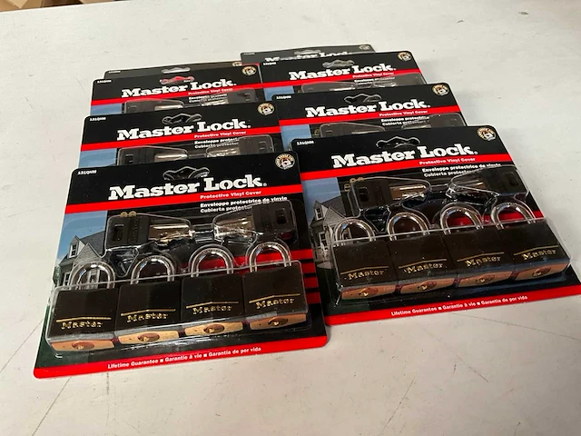 Master lock 4-pack hangsloten (8x) - afbeelding 3 van  4