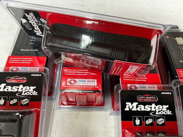 Master lock bagage vergrendelingsriem (8x) - afbeelding 3 van  4