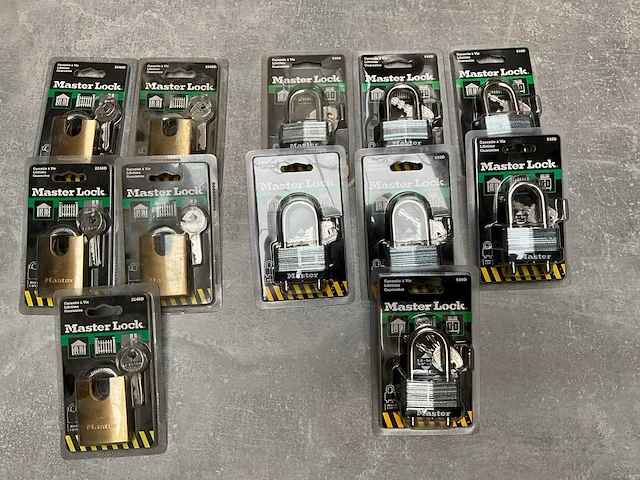 Master lock diverse hangsloten (12x) - afbeelding 2 van  5