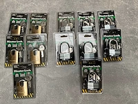 Master lock diverse hangsloten (12x)