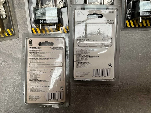 Master lock diverse hangsloten (12x) - afbeelding 5 van  5