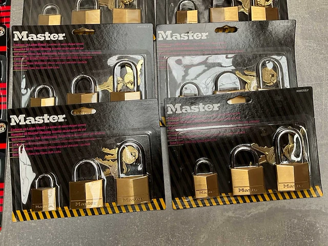 Master lock diverse multipack hangsloten (13x) - afbeelding 2 van  4