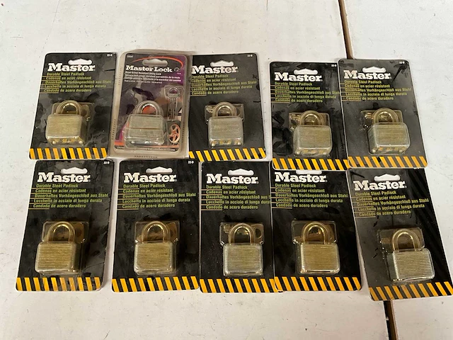 Master lock hangslot (10x) - afbeelding 1 van  4