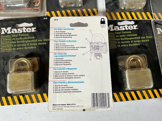 Master lock hangslot (10x) - afbeelding 4 van  4
