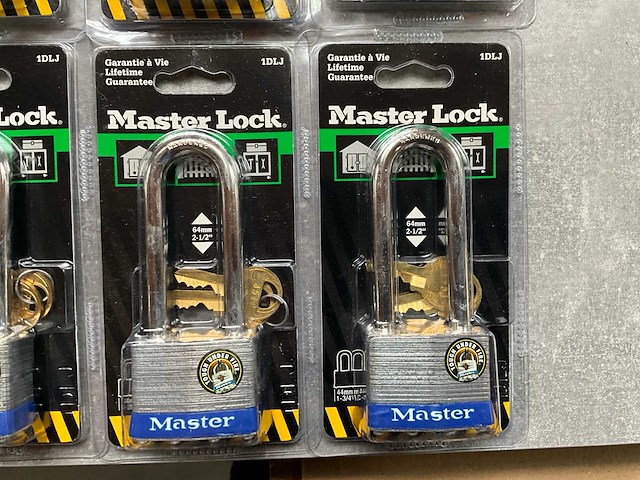 Master lock hangslot 1dlj hangslot (6x) - afbeelding 2 van  4