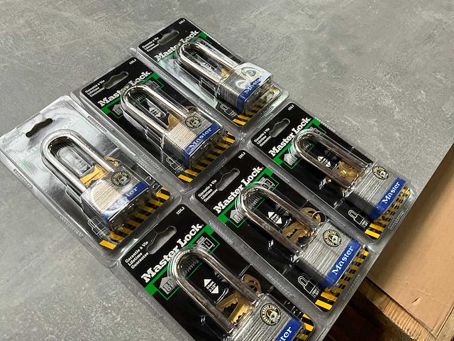 Master lock hangslot 1dlj hangslot (6x) - afbeelding 3 van  4