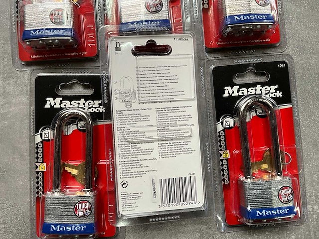 Master lock hangslot 1dlj hangslot (6x) - afbeelding 3 van  3