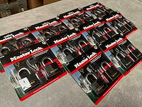 Master lock hangslot 2-pack geschikt voor hokken, poorten etc. (10x) - afbeelding 3 van  4