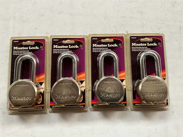 Master lock hangslot (4x) - afbeelding 1 van  4