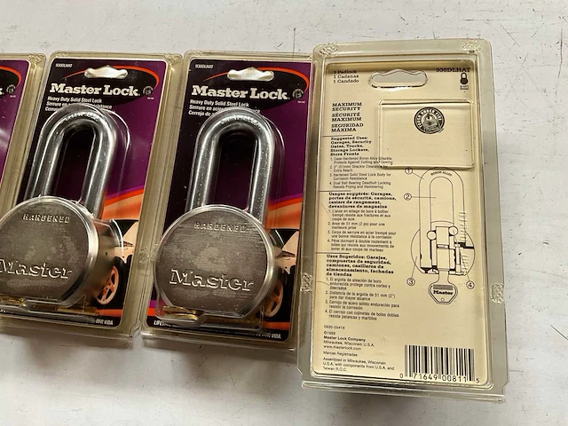 Master lock hangslot (4x) - afbeelding 4 van  4