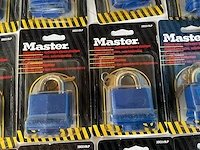 Master lock hangslot blauw (12x) - afbeelding 2 van  3